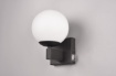 Immagine di Applique Da Esterno o Bagno Kula Sfera Vetro Bianco IP44 Trio Lighting