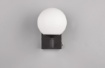 Immagine di Applique Da Esterno o Bagno Kula Sfera Vetro Bianco IP44 Trio Lighting