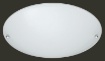Immagine di Plafoniera Economica Ø25 cm Lana Paralume Vetro Sabbiato Bianco Trio Lighting