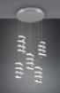 Picture of Sospensione Cromo Rotonda Moderna 5 Riccioli Led Luce Naturale Laola Trio Lighting 