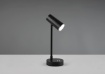 Immagine di Lumetto Nero Led Touch CCT 3000K + 4000K + 6000K Lenny Ricaricabile Trio Lighting