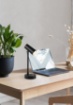 Immagine di Lumetto Nero Led Touch CCT 3000K + 4000K + 6000K Lenny Ricaricabile Trio Lighting