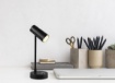 Immagine di Lumetto Nero Led Touch CCT 3000K + 4000K + 6000K Lenny Ricaricabile Trio Lighting
