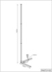 Immagine di Piantana Led Multifunzione Dimmer Rgbw Luce Dinamica con Controllo a Distanza Level Trio Lighting