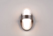 Immagine di Applique Stondata per Ingressi Led Limeira IP44 Nero Opaco Trio Lighting