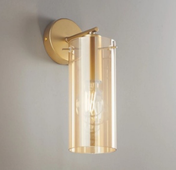 Immagine di Applique Moderna Vetro Cilindrico 1xE27 Magic AP1 Luce Ambiente Design