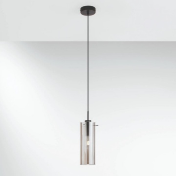 Immagine di Sospensione Pendente Vetro Cilindrico Per Penisola Magic S1 Luce Ambiente Design
