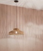 Immagine di Sospensione Campana In Carta Naturale 46 cm Tropikana Luce Ambiente Design