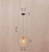 Immagine di Lampada Cilindro Pendente Carta Naturale 18cm Tropikana Fan