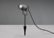 Immagine di Faretto Proiettore Orientabile Led per Esterno Mareb Nero con Picchetto IP65 Trio Lighting