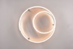 Immagine di Plafoniera Moderna Marnie Alluminio Led 58w Switch Dimmer Ø55 cm Trio Lighting