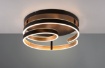Immagine di Plafoniera Spirale Led Switch Dimmer Ø55 cm Marnie Oro e Nero Trio Lighting