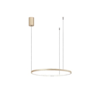 Immagine di Lampadario Anello Oro Soel 60 cm Led 28w 3000k Dimmerabile Ondaluce
