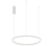 Immagine di Lampadario Anello Bianco Led CCT Hoop 60 cm Fan Europe