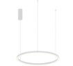Picture of Lampadario Anello Bianco Led CCT Hoop 60 cm Luce Ambiente Design