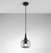 Immagine di Sospensione Boccia Vetro Fume 17 cm Jaipur Luce Ambiente Design