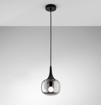 Immagine di Sospensione Boccia Vetro Fume 17 cm Jaipur Luce Ambiente Design