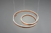 Immagine di Lampadario Marnie Spirale Color Caffè Led 68w Switch Dimmer Ø65 cm Trio Lighting
