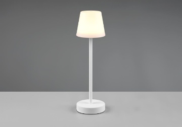 Immagine di Lumetto Touch Martinez Bianco Led CCT IP44 H29 cm Trio Lighting 