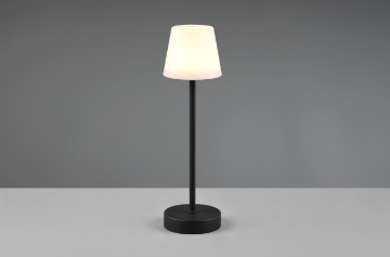 Immagine di Lumetto Nero Locali Estivi Led CCT Touch H29 cm Martinez Trio Lighting 