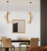 Immagine di Lampadario A Sospensione Honey S5 Sfere Vetro G9 Led Fan
