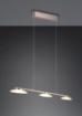 Immagine di Sospensione Illuminazione Tavolo  Cucina Led Switch Dimmer Merton Nichel Trio Lighting 