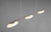 Immagine di Sospensione Illuminazione Tavolo  Cucina Led Switch Dimmer Merton Nichel Trio Lighting 