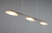 Immagine di Sospensione Illuminazione Tavolo  Cucina Led Switch Dimmer Merton Nichel Trio Lighting 