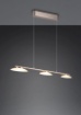 Immagine di Sospensione Illuminazione Tavolo  Cucina Led Switch Dimmer Merton Nichel Trio Lighting 