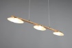 Immagine di Lampadario a Sospensione Cucina Led Switch Dimmer Merton Ottone Trio Lighting