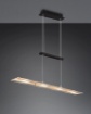 Immagine di Lampada a Sospensione Rettangolare Moderna Led Milos Nero Trio Lighting