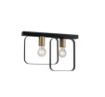 Immagine di Plafoniera Metallo Smith PL2 Luce Diffusa E27 Led Fan Ambiente Design