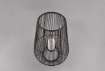 Immagine di Lume Alto Led Effetto Fiamma per Veranda Plastica Grigia Mineros H51 cm Trio Lighting 
