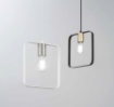 Immagine di Sospensione Design Urban Metallo Rettangolare Luce Diffusa 1xE27 Led