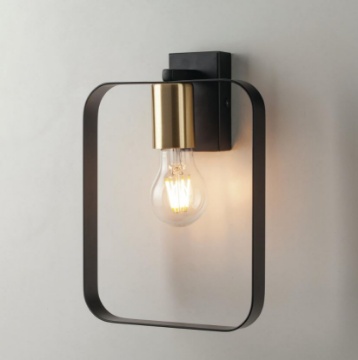 Immagine di Applique Metallo Rettangolare Luce Diffusa E27 Led Design Urban Moderno