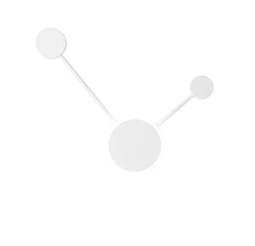Immagine di Lampada Parete Soffitto Molecole Etere PL2 Bianco Led CCT 10w Luce Ambiente Design