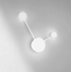 Immagine di Lampada Parete Soffitto Molecole Etere PL2 Bianco Led CCT 10w Luce Ambiente Design