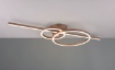 Immagine di Lampada da Soffitto o Parete Anelli Led CCT Montilla Caffè Trio Lighting 