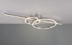 Immagine di Lampada Moderna Bacchetta con Doppio Anello Led 2700/6000k Montilla Cromo Trio Lighting