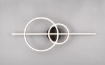 Immagine di Lampada Parete o Soffitto Design Anelli Led 2700/6000k Montilla Nero Trio Lighting 