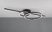 Immagine di Lampada Parete o Soffitto Design Anelli Led 2700/6000k Montilla Nero Trio Lighting 