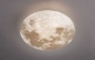 Immagine di Plafoniera Bianca Effetto Luna Led Moonika Ø37 cm Trio Lighting 