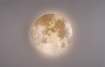 Immagine di Plafoniera Bianca Effetto Luna Led Moonika Ø37 cm Trio Lighting 