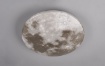 Immagine di Plafoniera Bianca Effetto Luna Led Moonika Ø37 cm Trio Lighting 
