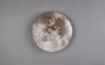 Immagine di Plafoniera Bianca Effetto Luna Led Moonika Ø37 cm Trio Lighting 