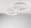 Immagine di Plafoniera Fredy PL2 Cerchi Luminosi Led CCT 30w Fan Europe
