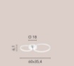 Immagine di Plafoniera Fredy PL2 Cerchi Luminosi Led CCT 30w Luce Ambiente Design