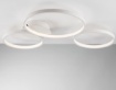 Immagine di Plafoniera Moderna Fredy PL3 Cerchi Led CCT 40w Fan Europe
