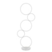 Immagine di Piantana Salotto Fredy PT5 Cerchi Luminosi Led CCT 36w Luce Ambiente Design