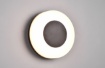 Immagine di Applique Morena Led 2300k + 3000k + 4000k Plastica Nera IP54 Ø25 cm Trio Lighting